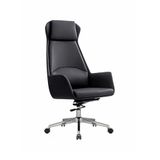 Cadeira De Escritório Office Presidente United Base Estrela Com Rodízios Pu Preto G56 - Gran Belo