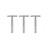 Aparelho De Barbear Metal Mundial Flex Ref Bc-130-kit 3un