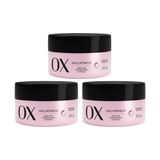 Mascara Capilar Trat Ox 300g Hialuronico - Kit Com 3un