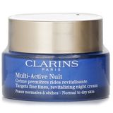 Creme De Noite Clarins Multi Active Night Fine Lines Para Pele Seca