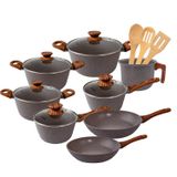 Jogo De Panelas 11pcs Cook Mimo Style - Grafito