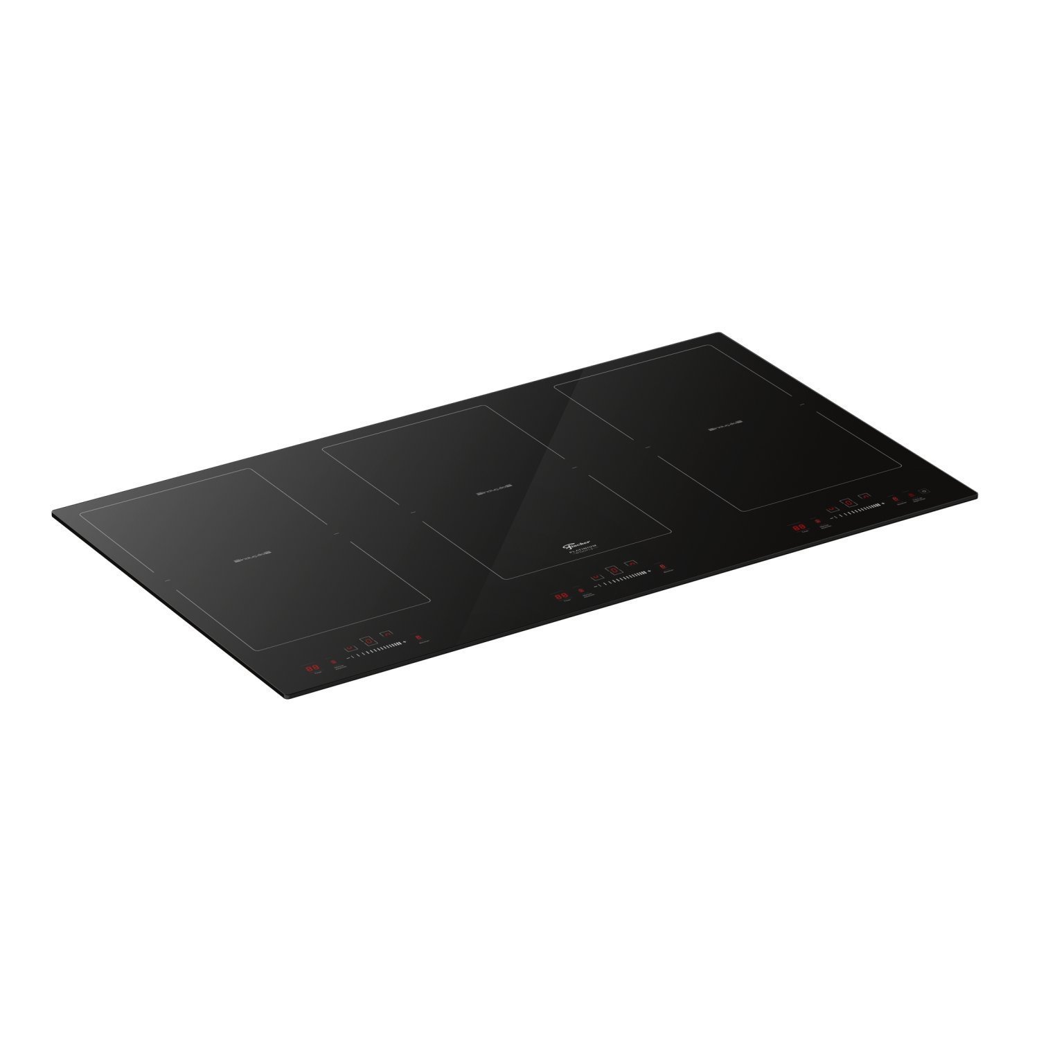 Cooktop Por Indução Smartzone Platinium Ebony Com Booster 220v Fischer Preto