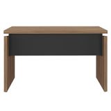 Mesa Para Escritório Home Office 125cm Corp A06 Nogal/preto - Mpozenato