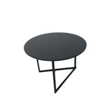 Mesa De Centro Jade Pé De Ferro Design Industrial