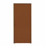 Porta Sanfonada Pvc Polifort 210cmx80cm Mogno