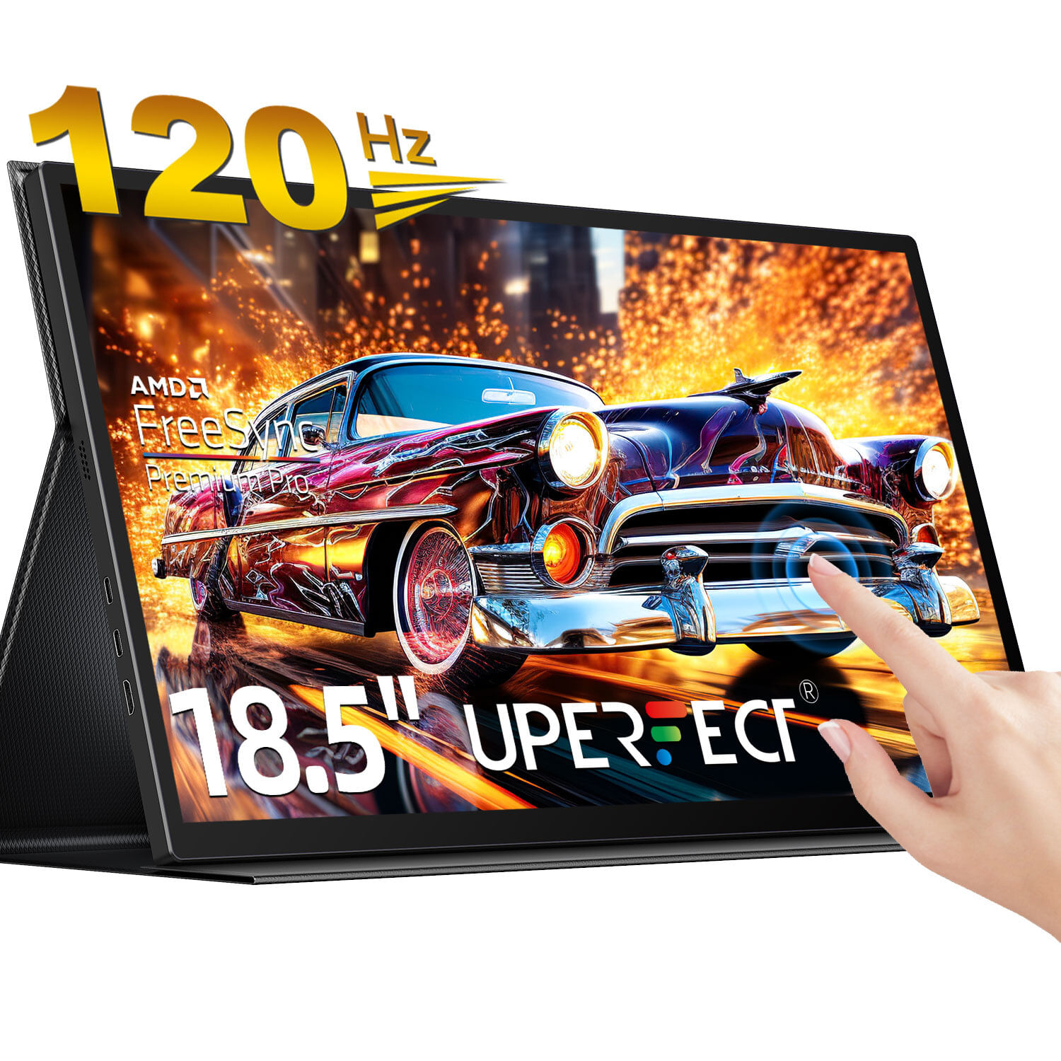 Uperfect 120hz Portable Touchscreen Monitor 18.5 Inch Hdr - Carrefour