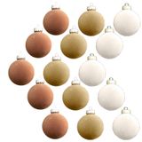 Bolas De Moda De Moda De Natal Bola De Árvore De Natal Fl