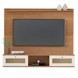 Painel Para Tv Até 72&quot; Trama Cinamomo/off White Artely