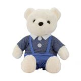 Urso Jardineira Azul 30cm - Pelúcia