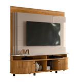 Estante Home Theater Daytona Tv 65 Polegadas Cor Fendi Naturale - Madetec