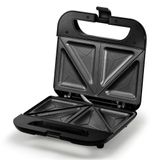Sanduicheira Lunch Time 800w Com Placas Antiaderentes Elgin Preto 220v