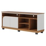 Rack Bancada Jurerê 1.5 Freijó Off White Matte - Colibri