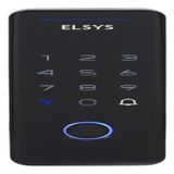 Fechadura Eletrônica Digital Sobrepor Preta Biometria Elsys