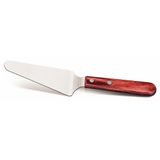 ESPATULA PARA BOLO 5 POLYWOOD VERMELHOLAMINA DE ACO INOX E CABO DE MADEIRA TRAMONTINA