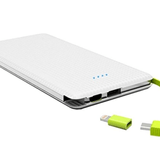 Bateria Extra Portátil Universal Power Bank Slim Usb - Pn951 - 10000mah - Branco