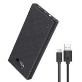 Carregador Portátil 1hora Powerbank Pd20w 10000mah Preto