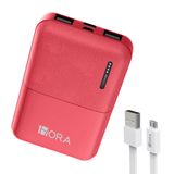 Carregador Portátil 1 Hora Power Bank 5000mah Vermelho