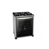 Fogão de Piso Fischer 5Q Grand Chef Gás Inox c/ Grill