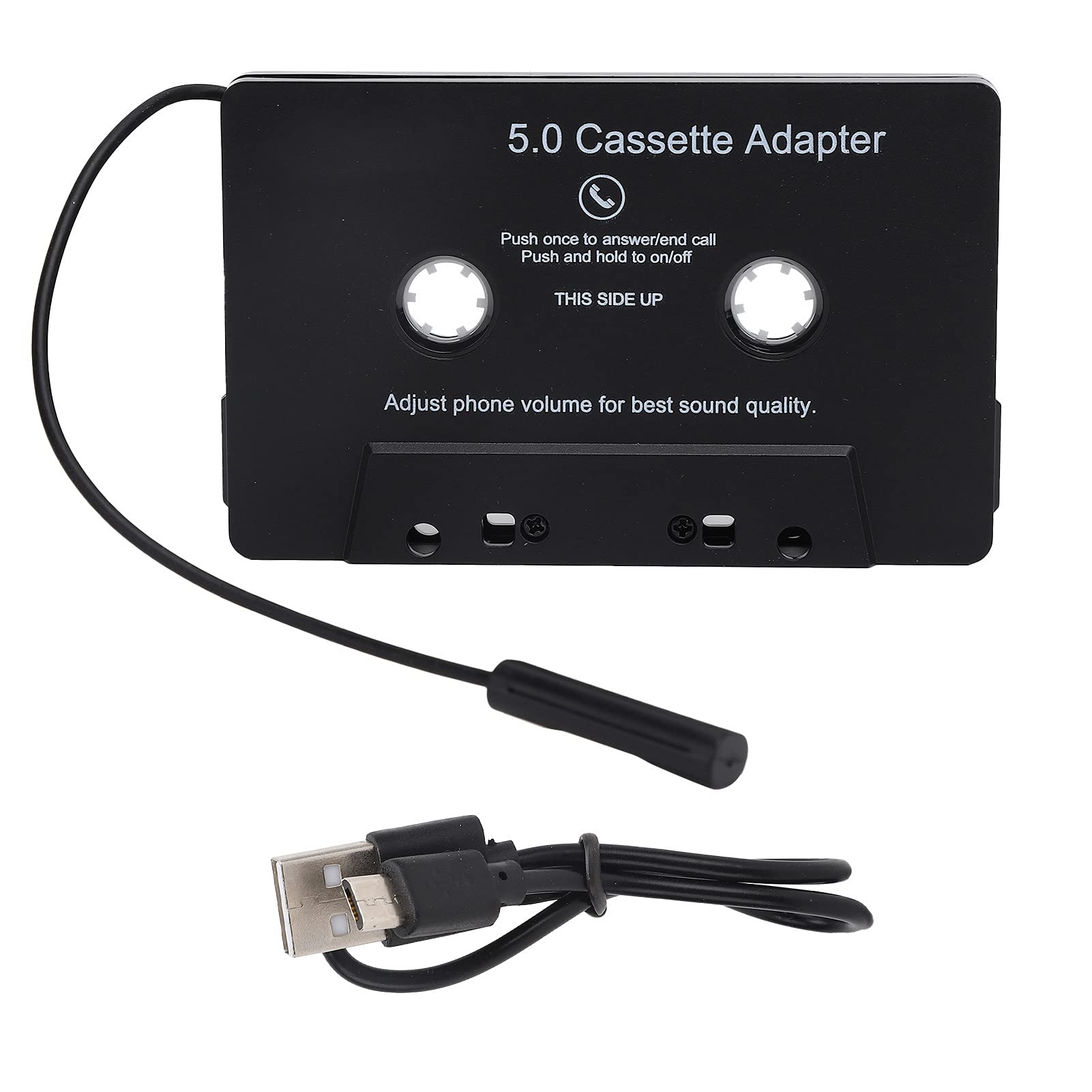 Adaptador De Cassete Bluetooth Para Carro Pocreation Com Bluetooth 5.0