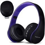 Powerlocus Wireless Bluetooth Over-ear Stereo Dobrável Fones De Ouvido, Fones De Ouvido Com Fio Recarregáveis Com Microfone Embutido Para Iphone, Sam