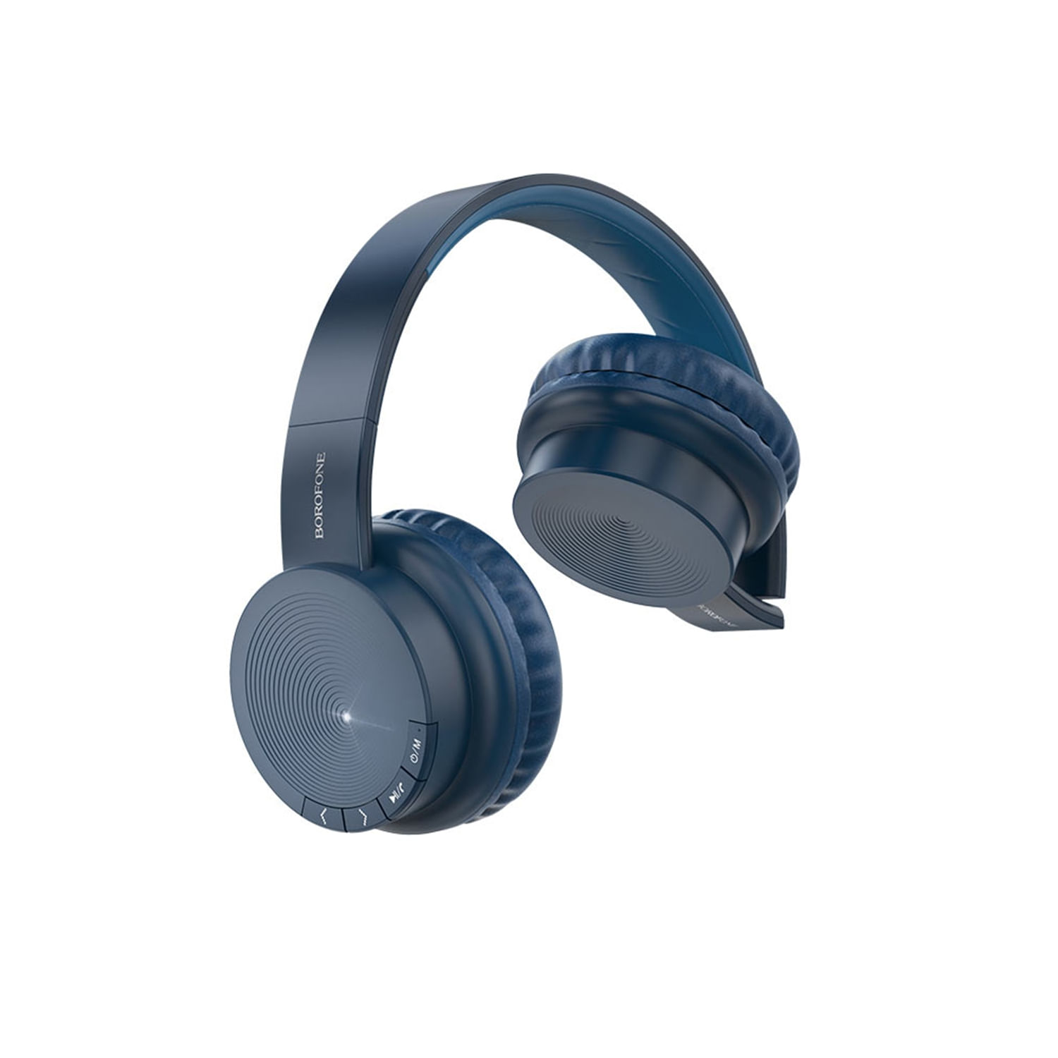 Fones De Ouvido Bluetooth Borofone Bo16 Blue Com Bateria De 8h