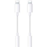 Apple Mfi Certified 2 Pack Lightning To 3.5 Mm Headphone Jack Jack 3.5mm Jack Aux Dongle Cable Converter Compatível Com Iphone 12 11 11 Pro Xr Xs X