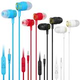 Conjunto Urbanx De 4 Fones De Ouvido Intra-auriculares Com Fio R2 Com Microfone Para Xi