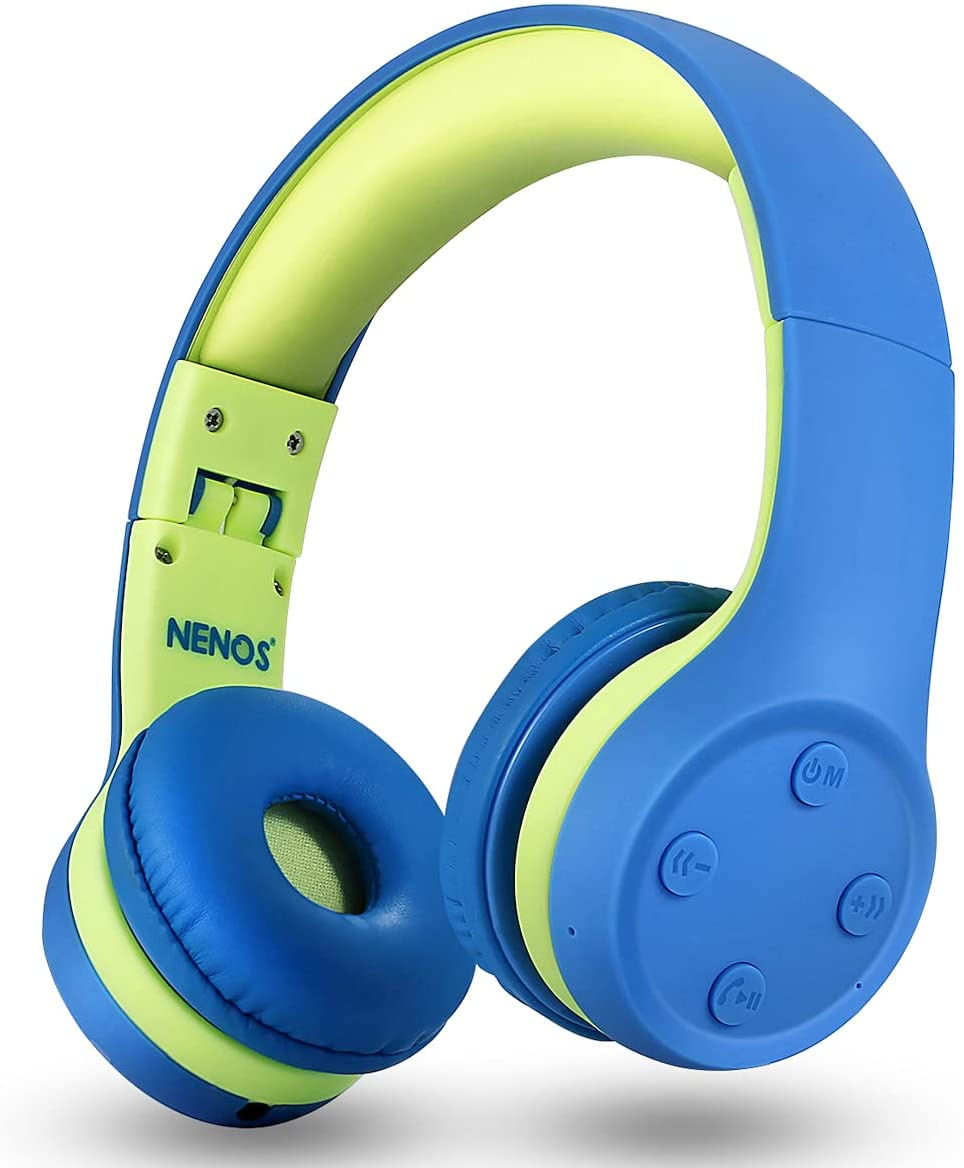 Nenos Kids Fones De Ouvido Bluetooth Over Ear Com Microfone Para A Escola Fone De Ouvido Wireless Kids Bluetooth Para Meninas Meninos Adole