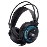 Headset Gamer Hp Conexão P2 Blue Light Dhe-8001 Preto