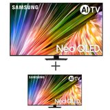 Smart Tv Samsung Ai Big Neo Qled 4k 85&quot; Polegadas 85qn85d + Smart Tv Samsung Ai Neo Qled 4k 55&quot; Polegadas 55qn85da