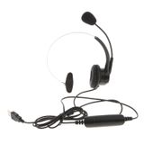 Fone De Ouvido De Fone De Ouvido Monaural Usb Com Microfone