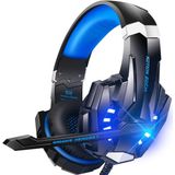 Bengoo G9000 Stereo Gaming Headset Para Ps4 Pc Xbox One Controller Cancelamento De Ruído Sobre Fones De Ouvido Com Microfone Luz Led Su