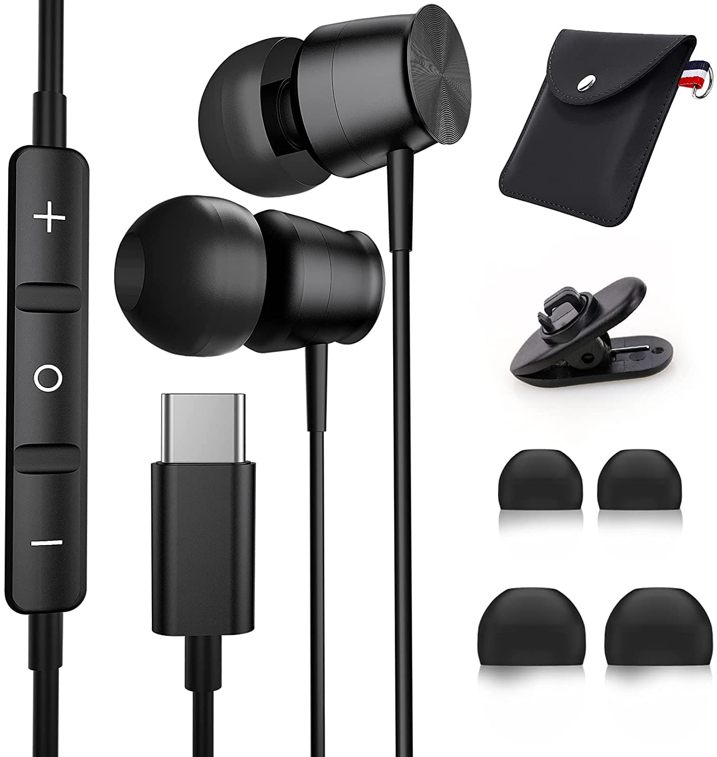 Fones Usb C Usb Com Microfone Para Galaxy S20 Fe Earbuds Isolamento De Ruído Estéreo Com Fio Tipo C Fones De Ouvido Para Oneplus 8t 7t Pro S