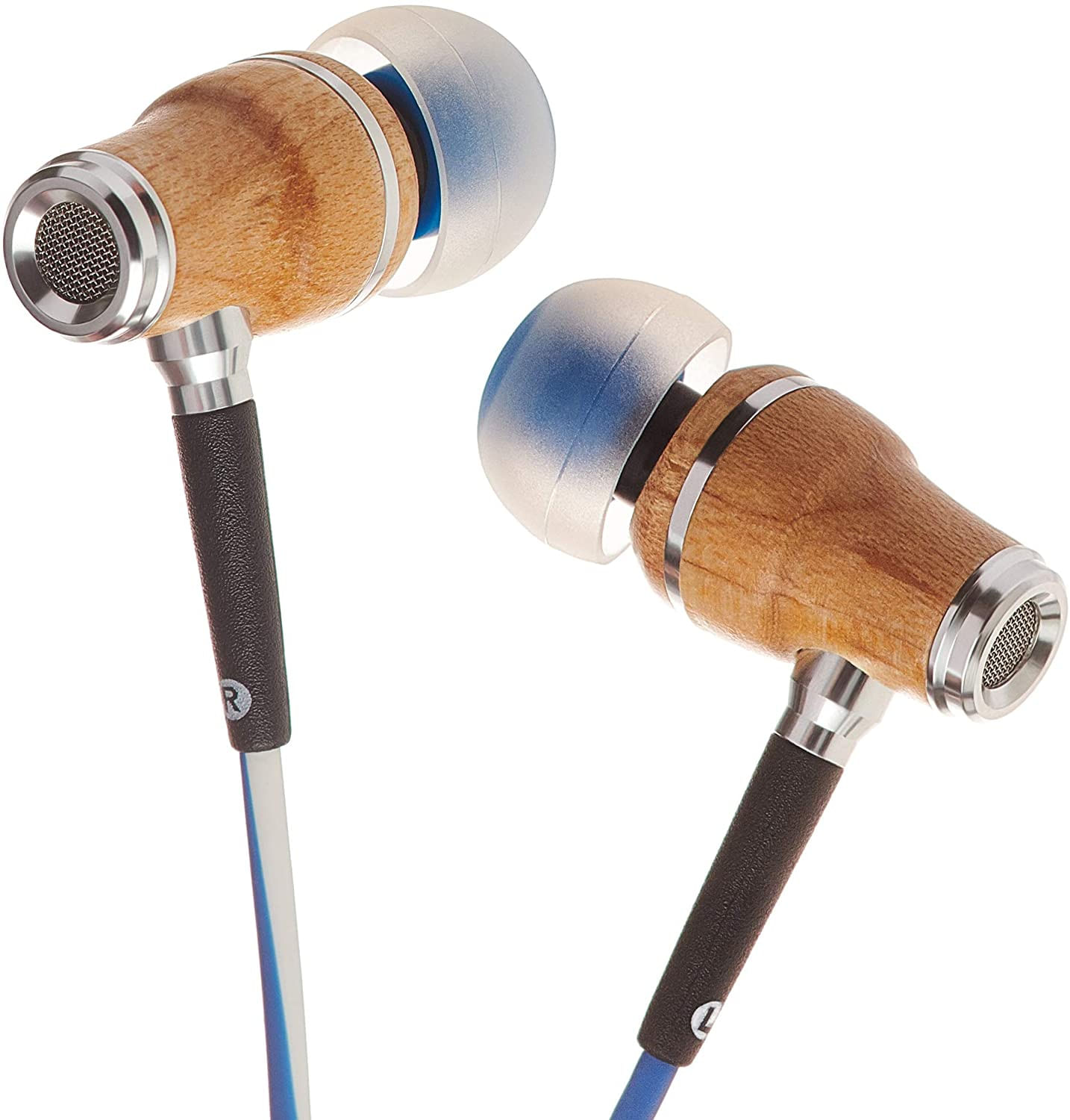 Fones De Ouvido Nrg X Wood Symphonized Com Microfone Estéreo Em Fones De Ouvido Para Computador &amp; Laptop Fones De Ouvido Isolantes De Ruíd