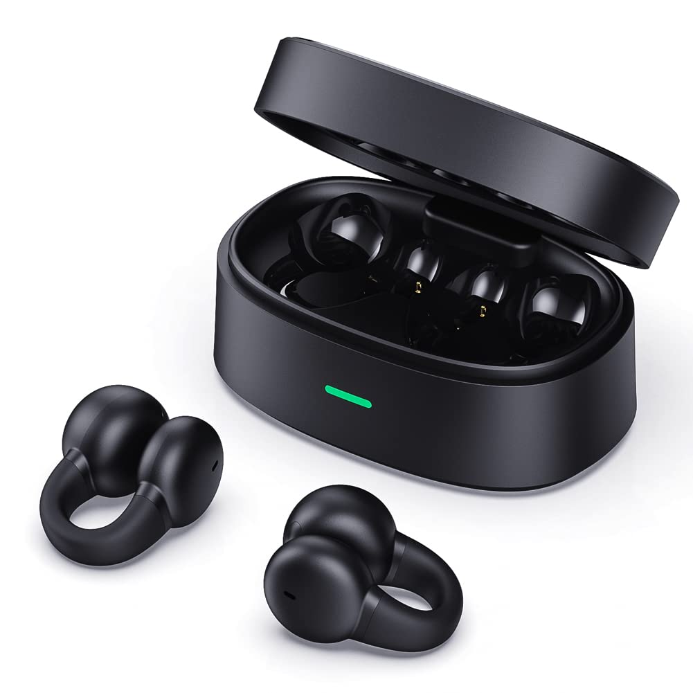 Fones De Ouvido Ear-clip Bone Conduction Bluetooth 5.3 À Prova D&#39;água