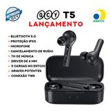 Fone Ouvido Qcy T5s Bluetooth 5.0 Modo Gamer Canc. Ruído Dsp (2529_1)