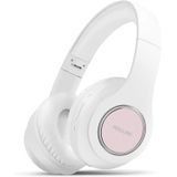 Fones De Ouvido Bluetooth Over Ear Fone De Ouvido Sem Fio Pollini V5.0 Com Graves Profundos Earmuffs De Proteína De Memória Macia E Microf