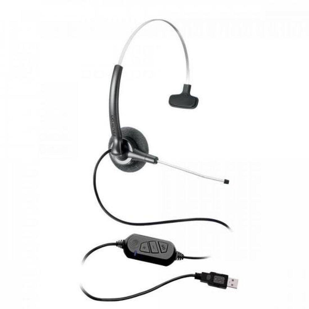 Fone Headset Stile Compact Voip Preto Felitron