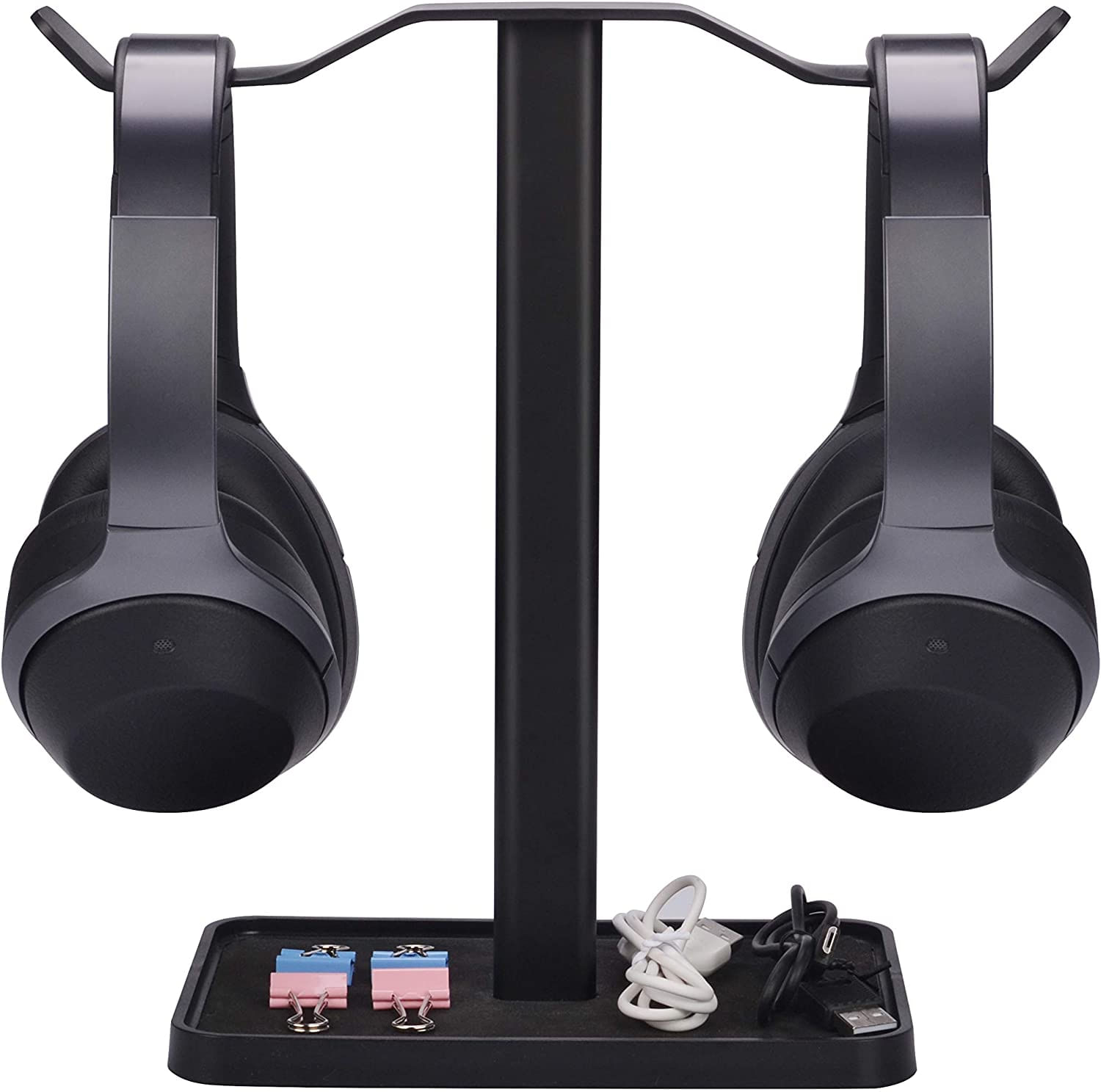 Super Estável Neetto Dual Fones De Ouvido Stand For Desk Liga De Alumínio &amp; Metal Gaming Headsets Holder Hanger Para Sennheiser Sony Au