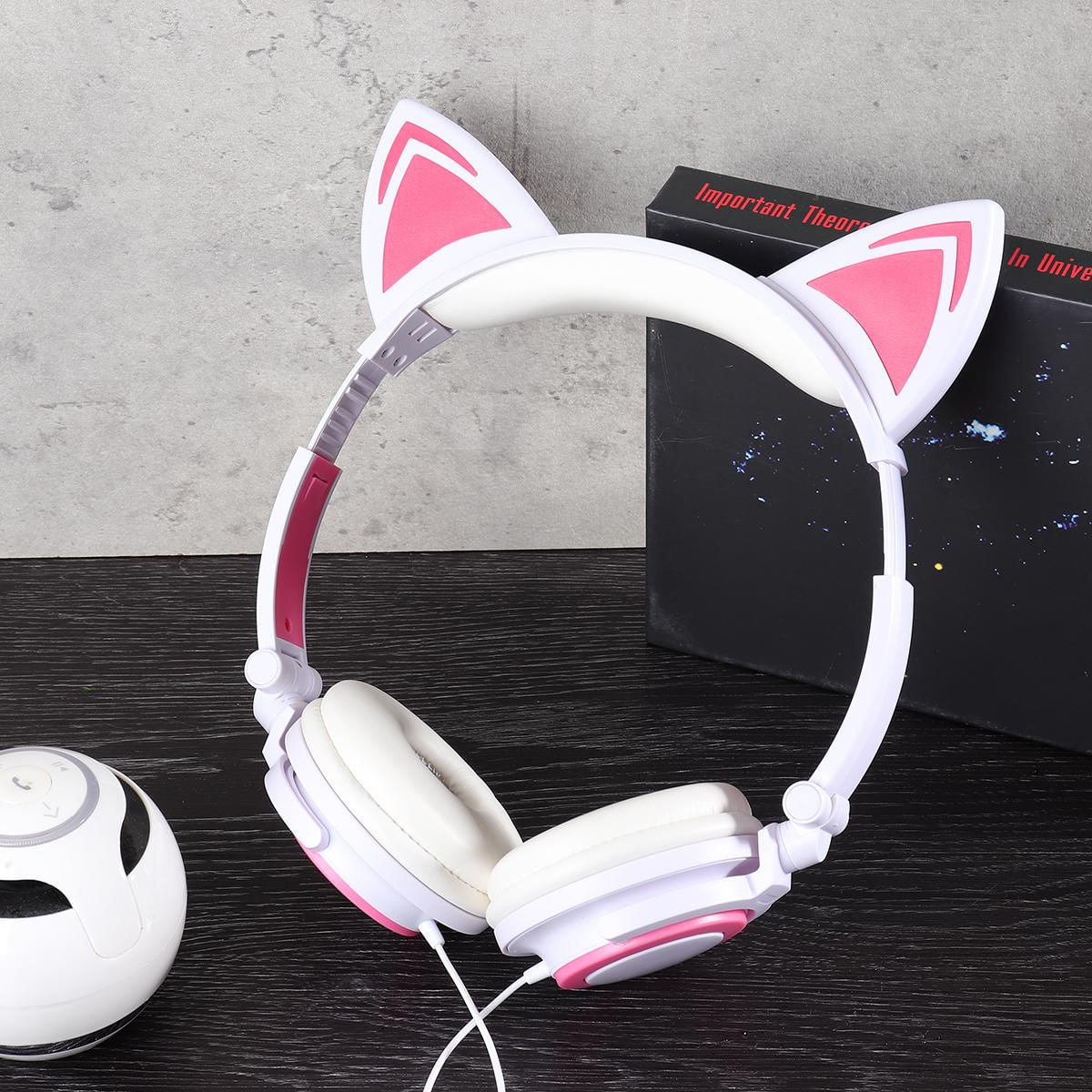 Fones De Ouvido Sem Fio Fones De Ouvido Bluetooth Cat Ear Shining One