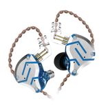 Fone De Ouvido Kz Zs10 Pro In-ear Monitor 5 Driver Hybrid Blue