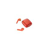 Fone De Ouvido Bluetooth Generic Es 15 Com Design Translúcido Vermelho