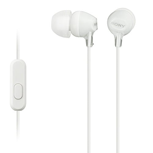 Sony Mdrex15ap In-ear Fones De Ouvido Fones De Ouvido Com Microfone, Branco