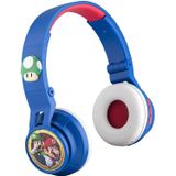 Super Mario Wireless Bluetooth Portátil Kids Fones De Ouvido Com Microfone Volume Reduzido Para Proteger Bateria Recarregável Auditiva Ban
