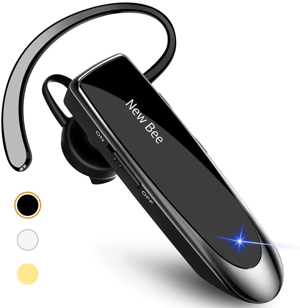 Novo Fone De Ouvido Bluetooth Bluetooth V5.0 Sem Fio Com Microfone 24 Hrs Driving Headset 60 Dias Tempo De Espera Para Iphone Android Samsun