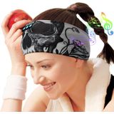 Fones De Ouvido De Sono Bluetooth Headband, Fones De Ouvido Sem Fio Música Sport Bandanas, Longo Tempo Jogar Fones De Ouvido Parafumados Em Linha Acú