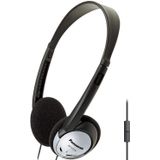 Fones De Ouvido Panasonic Leve On-ear Com Xbs E Microfone - Rp-ht21m (preto/prata)