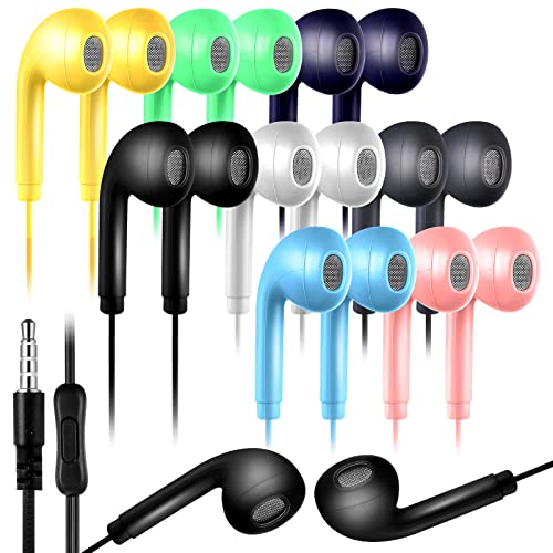 50 Pack Bulk Earbud Fones De Ouvido Com Microfone Cores Sortidas St