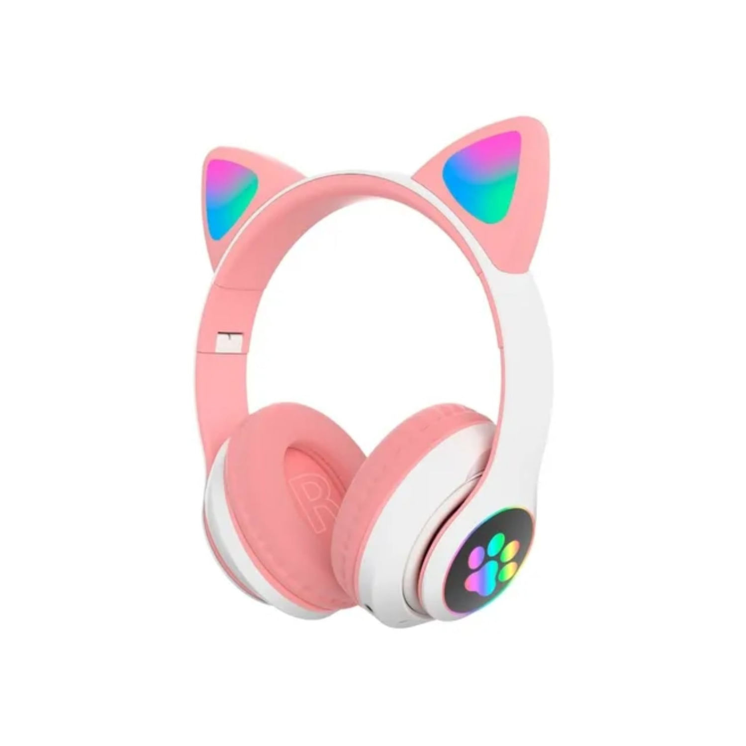 Fones De Ouvido Sem Fio Bluetooth Cat Ear Pink Stn-28