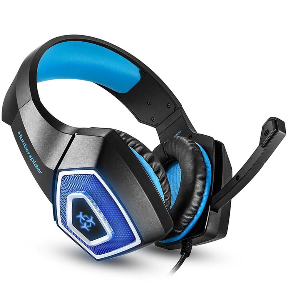 V1 Gaming Headset Com Baixo Cancelando Sobre A Orelha Headph Estéreo